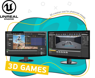 Unreal Engine 4. Игровой движок - Школа программирования для детей, компьютерные курсы для школьников, начинающих и подростков - KIBERone г. Тбилиси